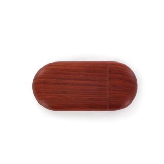 USB Stick Holz Oval Rosenholz | 128 MB