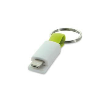2-in-1 charging cable Green