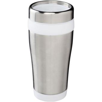 Elwood 410 ml insulated tumbler White/silver