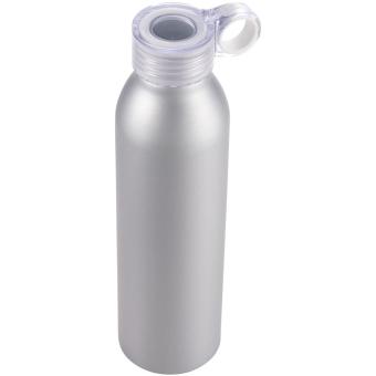 Grom 650 ml Aluminium Sportflasche Silber