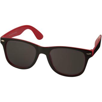 Sun Ray sunglasses with two coloured tones Red/black