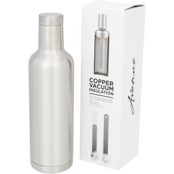 Pinto 750 ml copper vacuum insulated bottle Silver