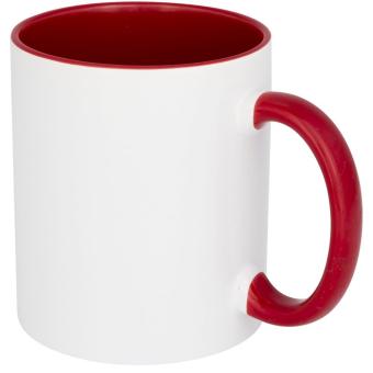 Pix 330 ml ceramic sublimation colour pop mug Red