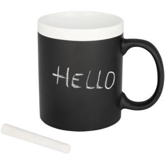 Chalk-write 330 ml ceramic mug White