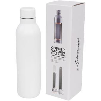 Thor 510 ml copper vacuum insulated water bottle White