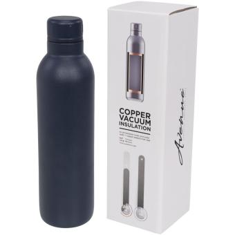 Thor 510 ml copper vacuum insulated water bottle Aztec blue