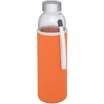 Bodhi 500 ml glass water bottle Orange