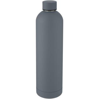 Spring 1 L copper vacuum insulated bottle Dark grey