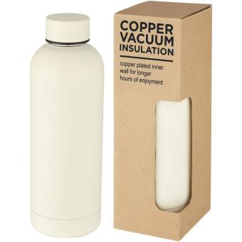 Spring 500 ml Kupfer-Vakuum Isolierflasche Beige