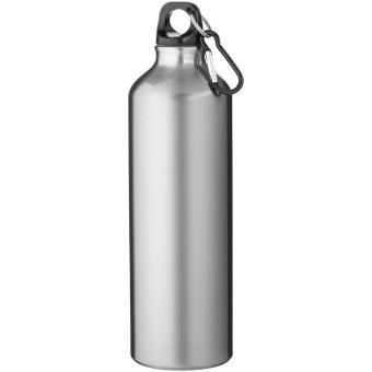 Oregon 770 ml RCS-zertifizierte Trinkflasche aus recyceltem Aluminium mit Karabinerhaken Silber