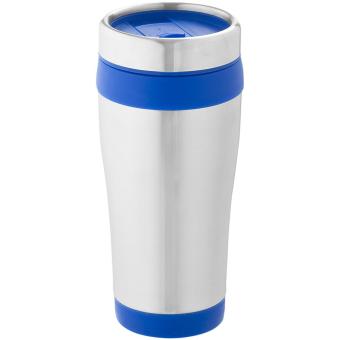 Elwood 410 ml RCS certified recycled stainless steel insulated tumbler Aztec blue