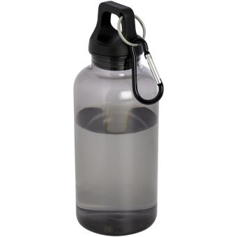 Oregon 400 ml RCS certified recycled plastic water bottle with carabiner Black