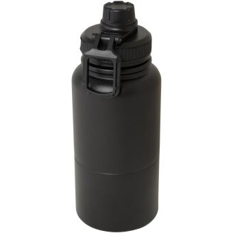 Dupeca 840 ml RCS-zertifizierte Isolierflasche aus Edelstahl Schwarz