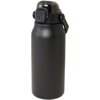 Giganto 1600 ml RCS certified recycled stainless steel copper vacuum insulated bottle Black