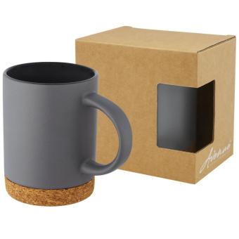 Neiva 425 ml ceramic mug with cork base Convoy grey