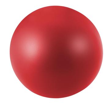 Cool round stress reliever Red