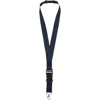 Yogi lanyard detachable buckle break-away closure Navy