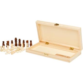 King wooden chess set Nature