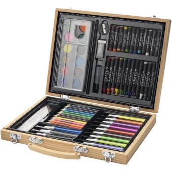 Rainbow 67-piece colouring set Nature