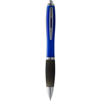 Nash ballpoint pen coloured barrel and black grip (black ink), blue Blue,black