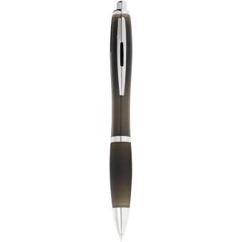 Nash ballpoint pen coloured barrel and black grip 