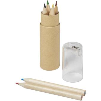 Kram 6-piece coloured pencil set Transparent