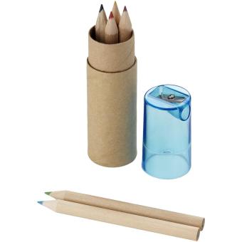 Kram 6-piece coloured pencil set Aztec blue