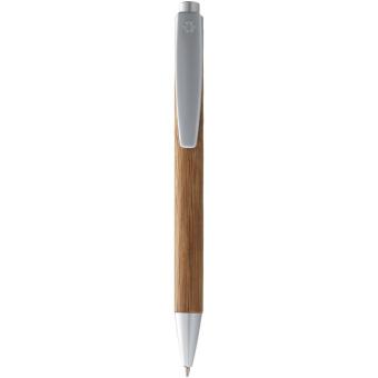 Borneo Bambus Kugelschreiber Silber