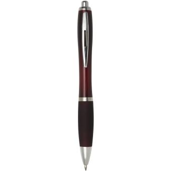 Nash Kugelschreiber mit farbigem Schaft und Griff (schwarze Mine) Merlot Rot