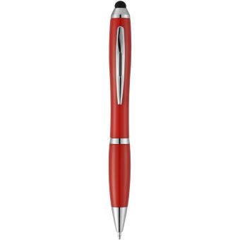 Nash Stylus Kugelschreiber mit farbigem Griff und Schaft Rot