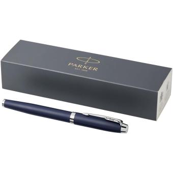 Parker IM Tintenroller (schwarze Mine) Blau/silber