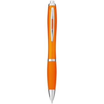 Nash Kugelschreiber mit farbigem Schaft und Griff (blaue Mine) Orange