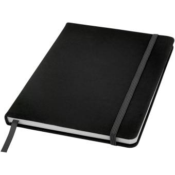 Spectrum A5 notebook with blank pages Black