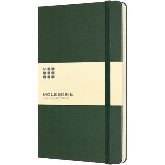 Moleskine Classic L hard cover notebook - ruled Olive