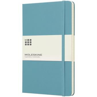 Moleskine Classic L hard cover notebook - ruled Turqoise