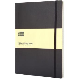 Moleskine Classic XL soft cover notebook - ruled Black