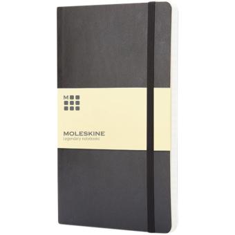 Moleskine Classic L soft cover notebook - ruled Black