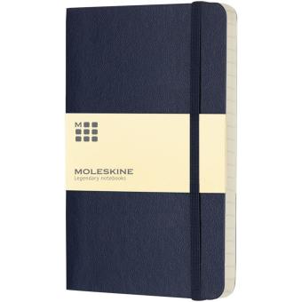 Moleskine Classic Softcover Notizbuch Taschenformat – liniert Saphir