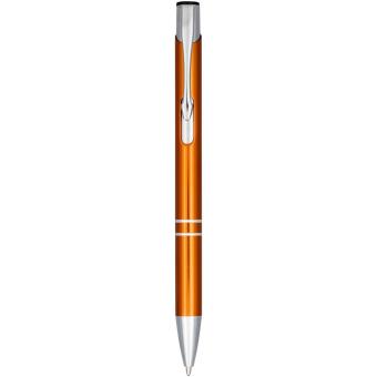Moneta Druckkugelschreiber aus eloxierterm Aluminium Orange