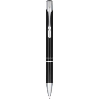 Moneta anodized aluminium click ballpoint pen (blue ink) 