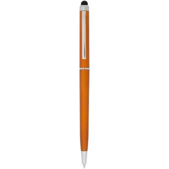 Valeria ABS ballpoint pen with stylus Orange