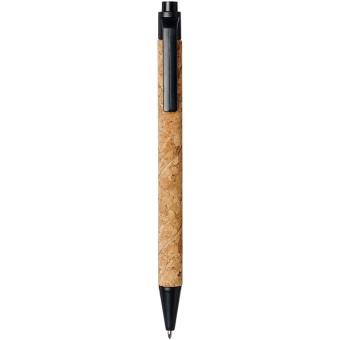 Midar cork and wheat straw ballpoint pen, nature Nature,black