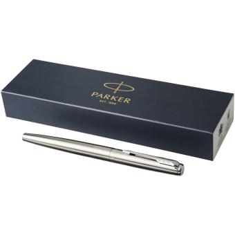 Parker Jotter Füllfederhalter Edelstahl (blaue Mine) Chromgelb