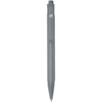Terra corn plastic ballpoint pen (blue ink) Convoy grey