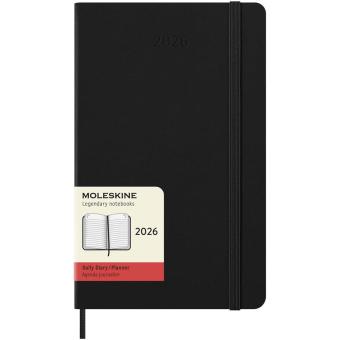 Moleskine 12M Hardcover Tageskalender L Schwarz