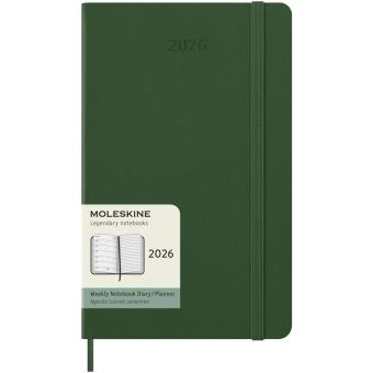 Moleskine Hardcover 12 Monate Wochenkalender L Olivgrün
