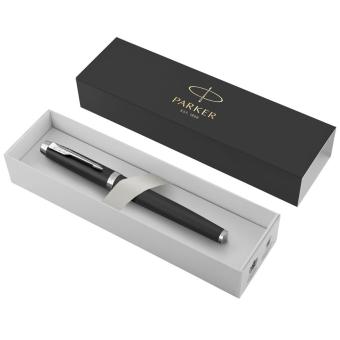 Parker IM fountain pen (blue ink) Black matt
