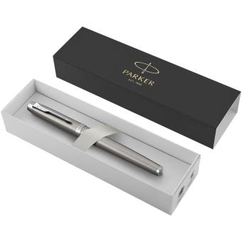 Parker IM fountain pen (blue ink) Silver
