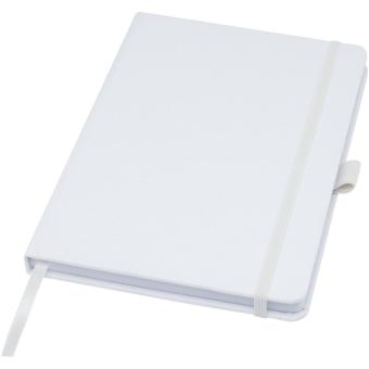 Honua A5 Notizbuch aus recyceltem Papier mit Cover aus recyceltem PET Weiß