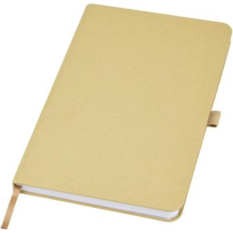 Fabianna Hardcover Notizbuch aus Crush-Papier Olivgrün